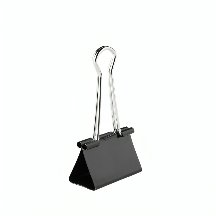 PACK 4 CAJA DOBLE CLIP NEGRO 32 MM 12 UND - 1