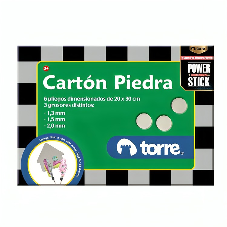 PACK 3 BOLSON CARTON PIEDRA – TORRE - 3