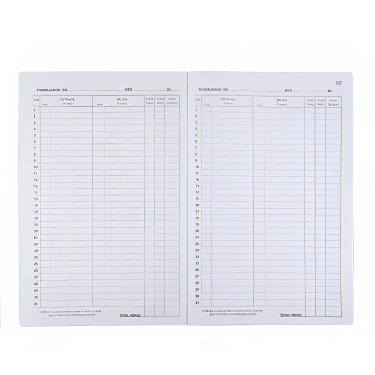 PACK 3 LIBRO DE ASISTENCIA 26 HOJAS – AUCA - 2