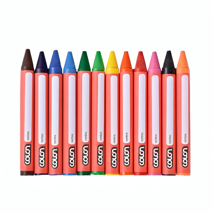 PACK 4 LAPICES CERA JUMBO 12 COLORES - 3