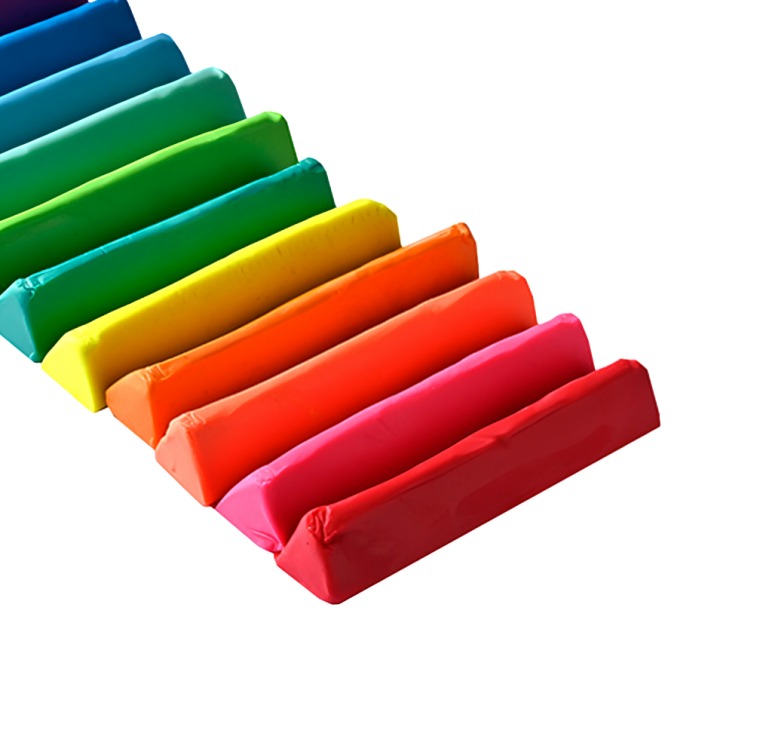 PACK 4 PLASTICINAS TRIANGULAR NEON 12 COLORES - 3