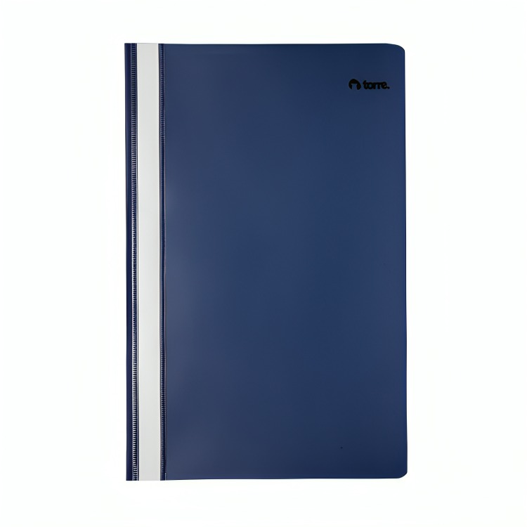 PACK 4 CARPETA PVC PLAST FILE OFICIO AZUL - 2