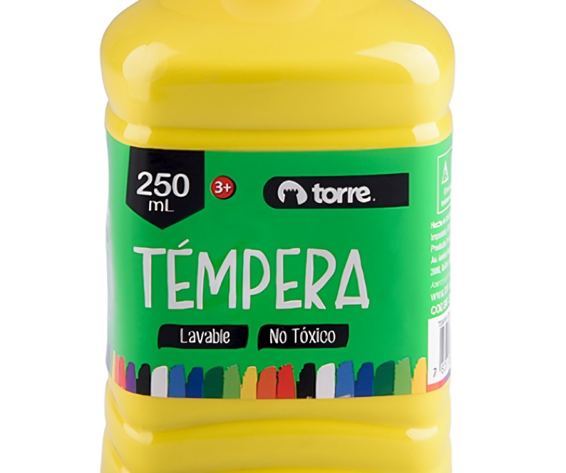 PACK 3 TE MPERA 250 ML / AMARILLO – TORRE - 2