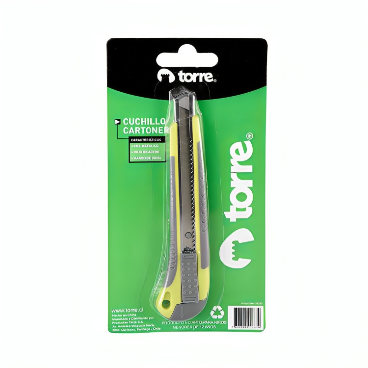 PACK 4 CUCHILLO CARTONERO CHICO CRIEL-GOMA - 1