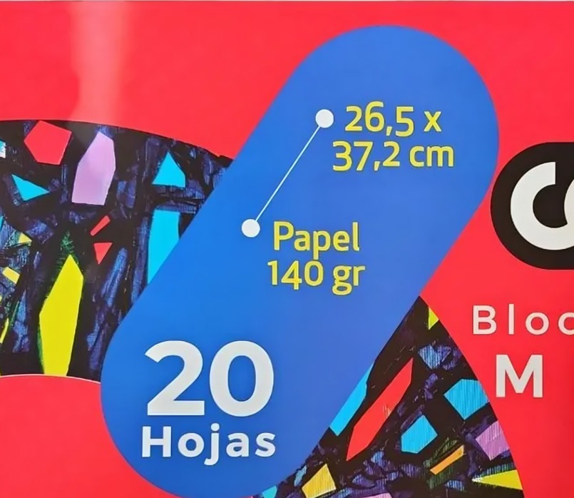 PACK 3 BLOCK DE DIBUJO MEDIUM N°99 20 HOJAS - 1