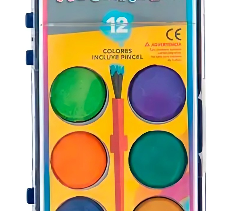 PACK 3 ESTUCHE ACUARELA 12 COLORES ARTEL - 1