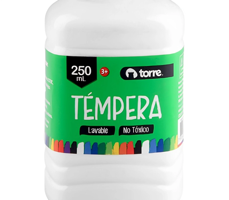 PACK 3 TE MPERA 250 ML / BLANCO – TORRE - 1