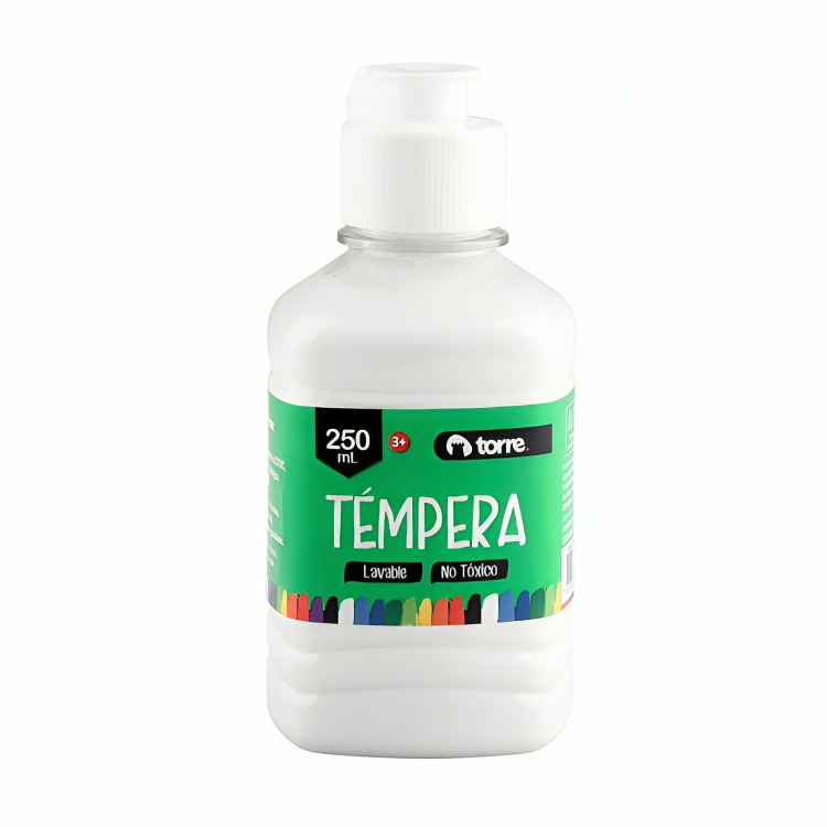 PACK 3 TE MPERA 250 ML / BLANCO – TORRE - 2