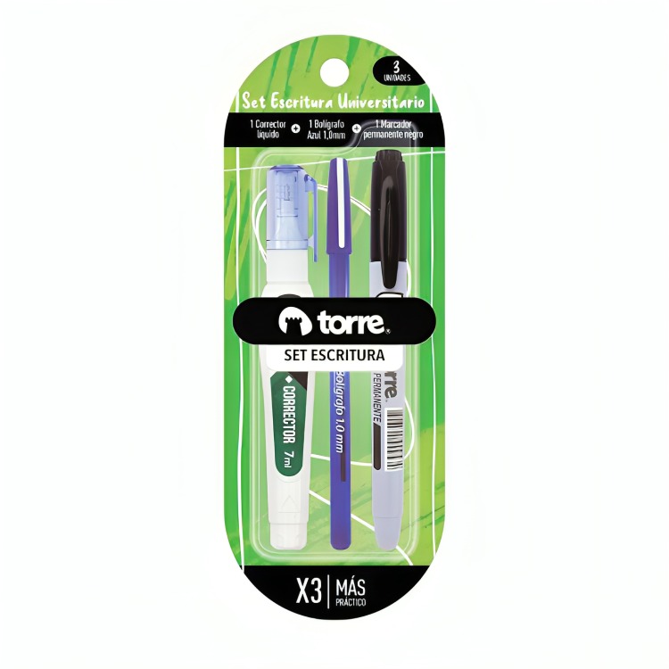 PACK 2 DE SET ESCRITURA UNIVERSITARIO 1B – TORRE - 1