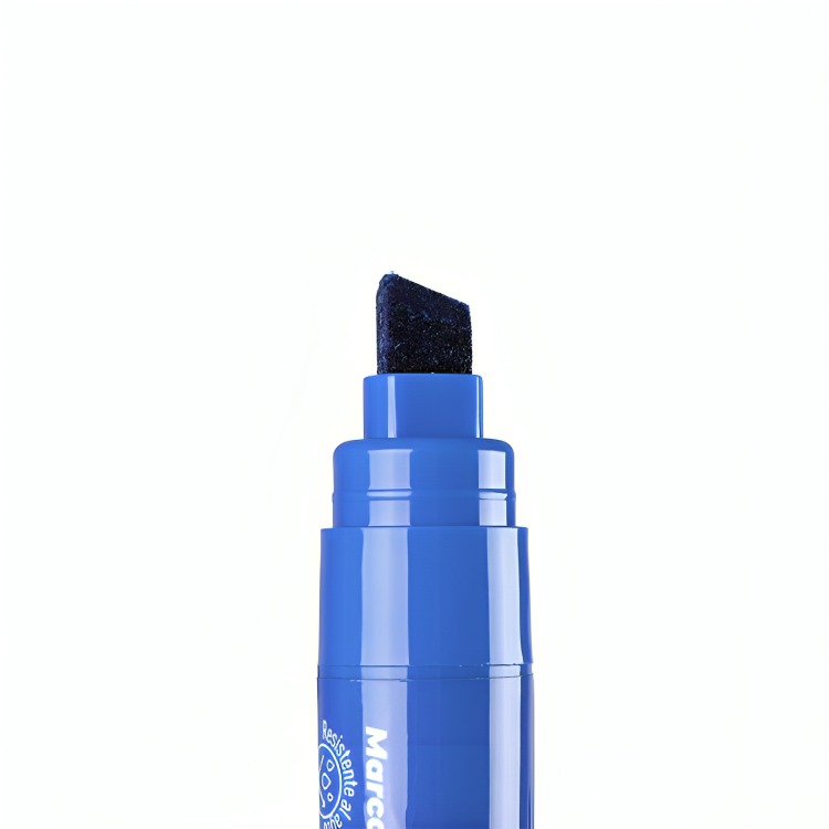 PACK 2 MARCADOR PERMANENTE PUNTA BISELADA 10 MM. / AZUL– TORRE - 2
