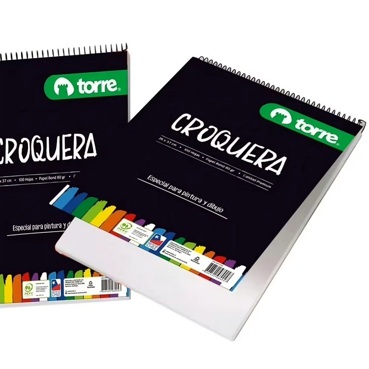 CROQUERA 16×21 CM 100 HOJAS – TORRE - 2