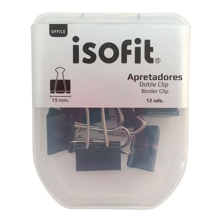 PACK 2 APRETADOR DSG CON PLASTICO 19 MM 12 UND – ISOFIT - 1