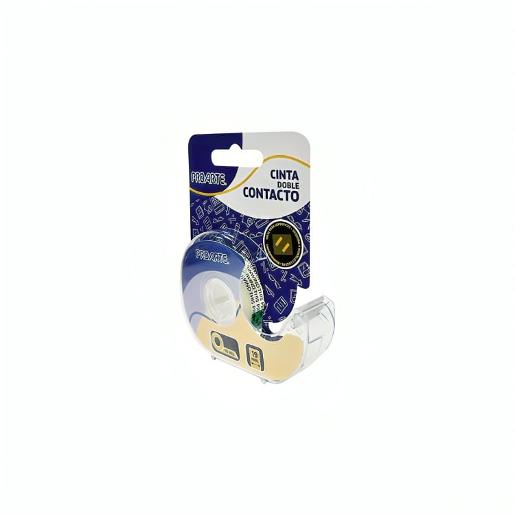 PACK 2 CINTA DOBLE CONTACTO C/DISPENSADOR 19MM. X10M. – PROARTE - 1