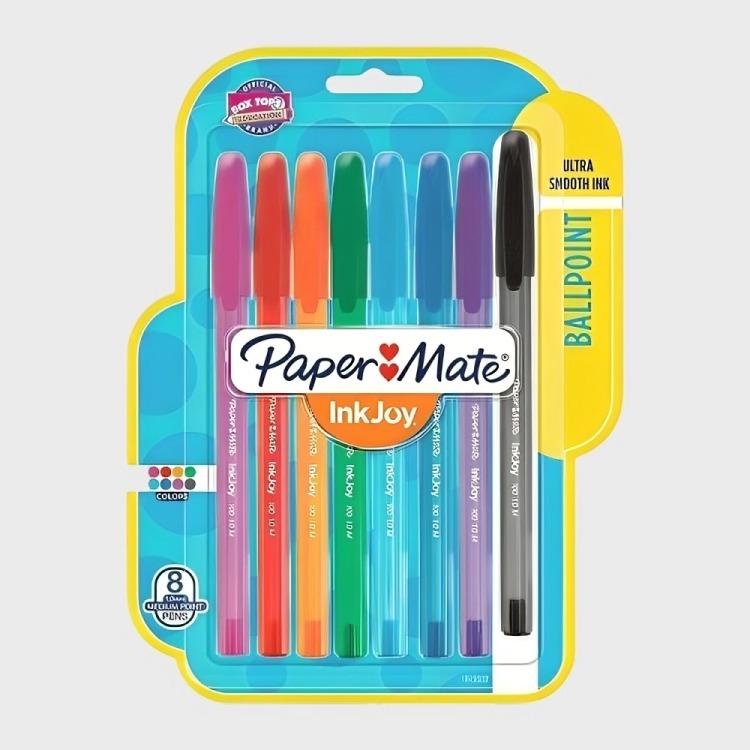 PACK 2 BOLIGRAFO INKJOY PUNTA FINA COLORES SURTIDOS 8 – PAPER MATE - 2