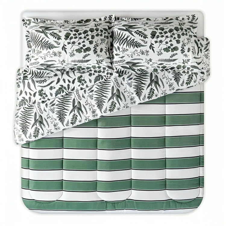 PLUMON ESTAMPADO 2 PLAZAS / GREENERY – CANNON - 3