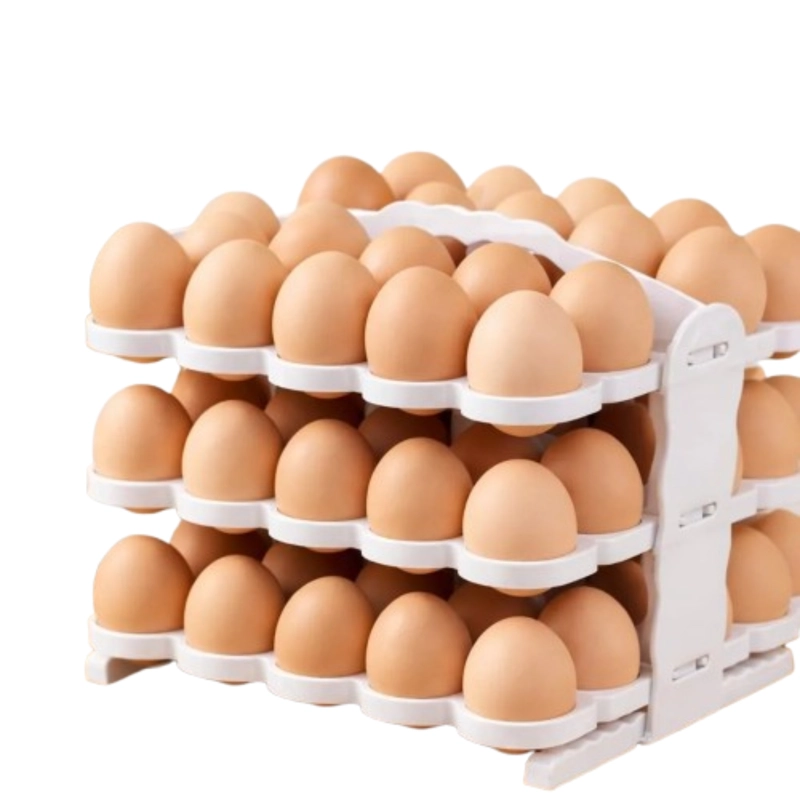 BANDEJA ORGANIZADORA DE HUEVOS PARA COCINA 60UND - 1