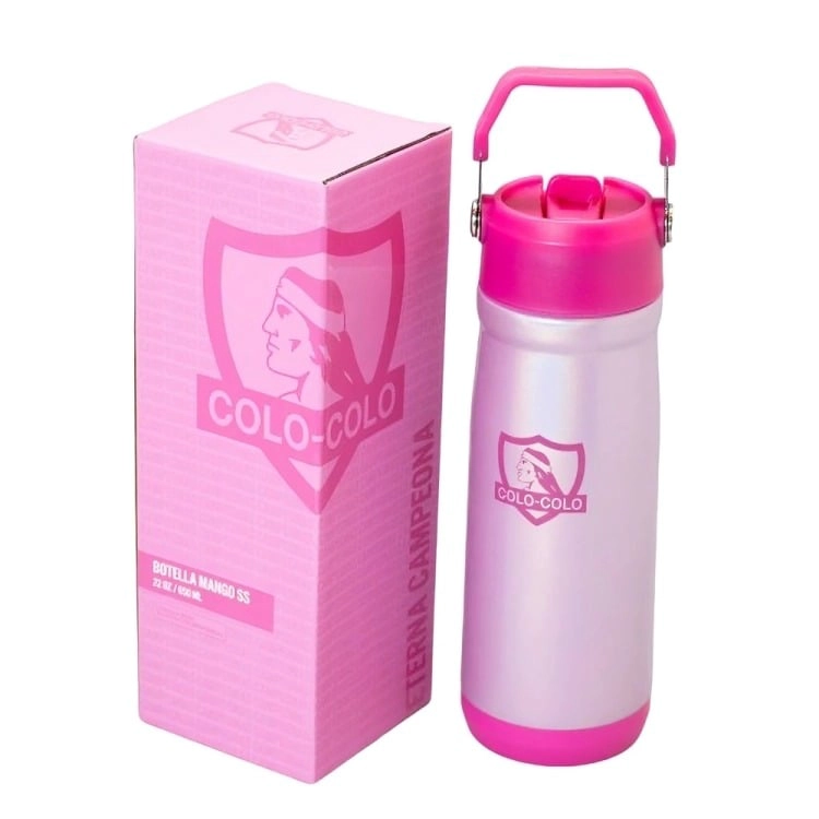 BOTELLA MANGO 650ML PINK COLO COLO - 1