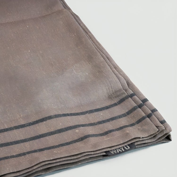 MANTEL RECTANGULAR 140 X 240CM GRIS LINO BLENDED WAYU - 2