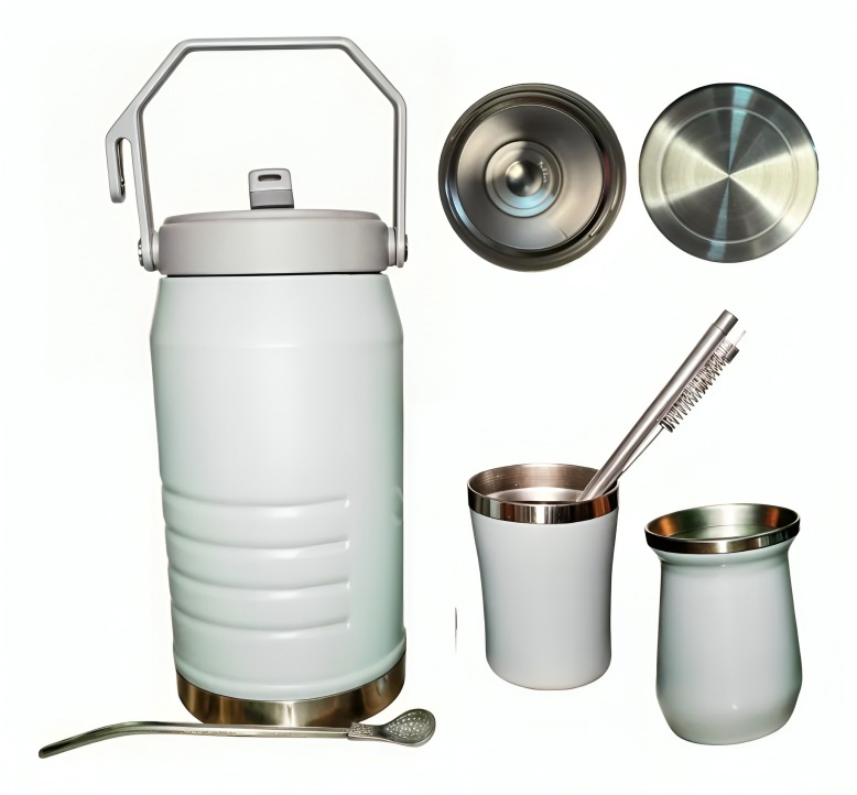 BOTELLA TERMICA 2500ML + VASO DE MATE 140ML - 2