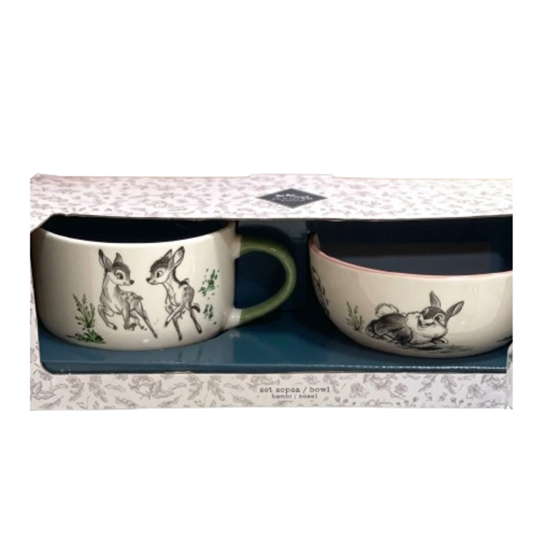 SET TAZON 520 ML + BOWL 650ML DDM NUDE DISNEY - 1