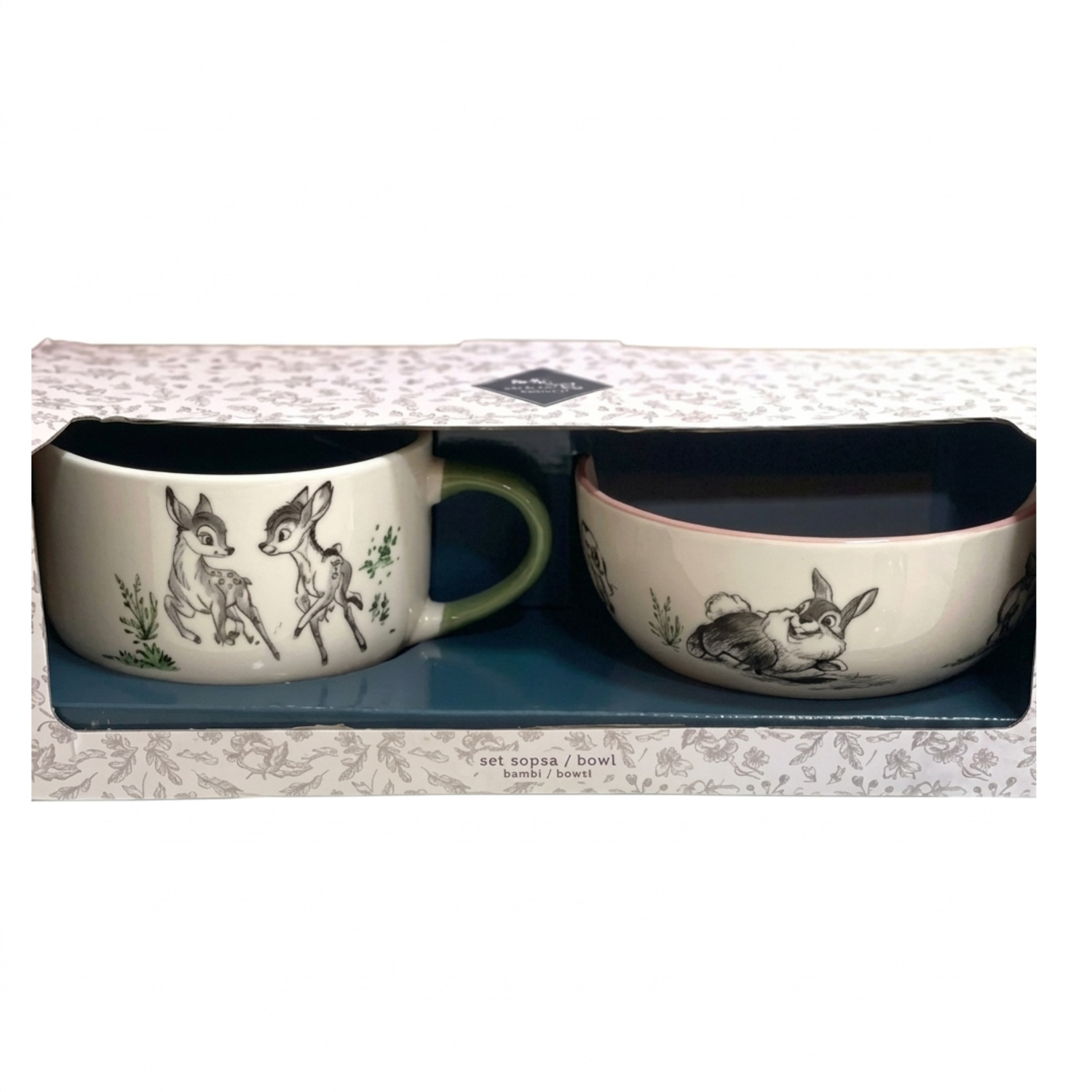 SET TAZON 520 ML + BOWL 650ML DDM NUDE DISNEY - 4