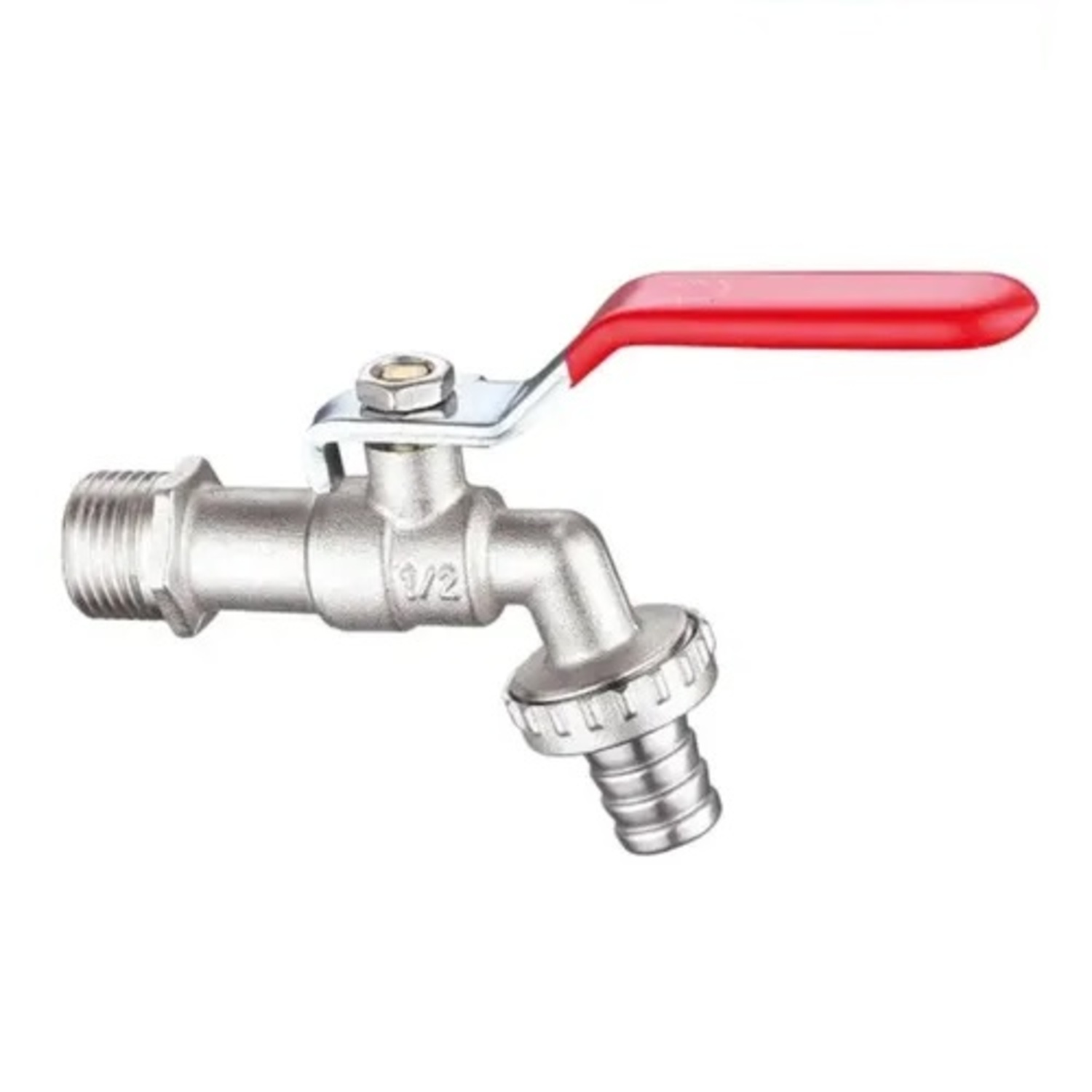 PACK X 3 LLAVE DE PASO JARDIN O LAVADERO AGUA CALIENTE BRONCE 1/2'' - 1