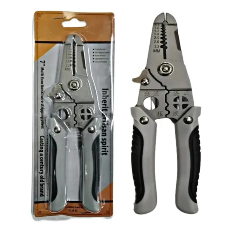 PACK X 3 ALICATE PELACABLES Y CORTANTE MULTIFUNCIONAL PROFESIONAL - 4