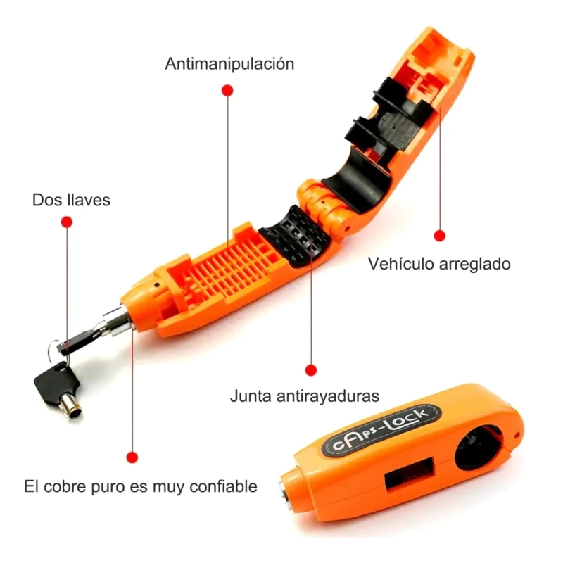 CANDADO PARA MOTOCICLETA - 4