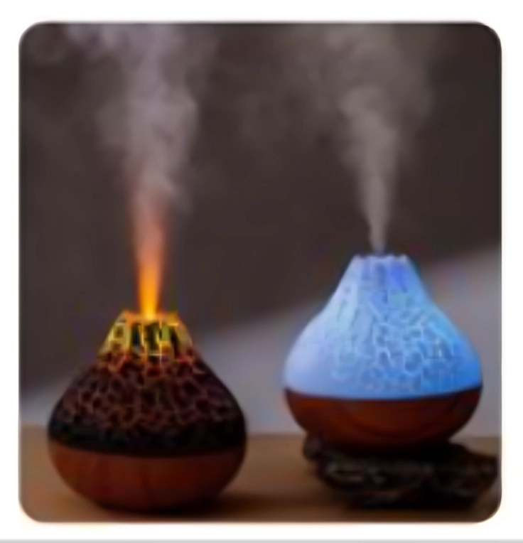 HUMIDIFICADOR DE VOLCAN PEQUEÑO CON DISEÑO DE VETA - 3