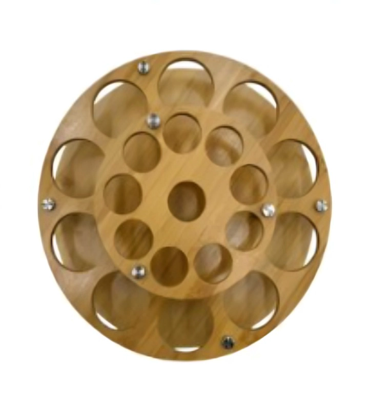 ESPECIERO GIRATORIO DE MADERA 360° 31 CM ORGANIZADOR DE CONDIMENTOS - 2
