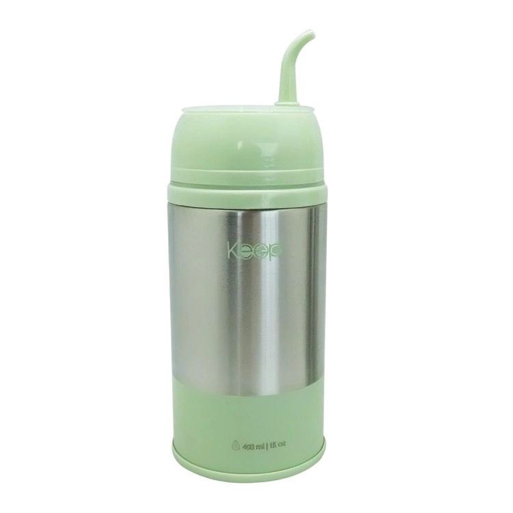 MATE SET CON BOMBILLA KEEP  230ML VERDE - 1