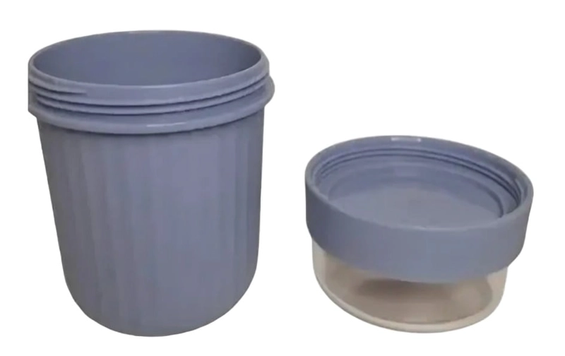 MUG METALICO ROSA ACERO 450ML KEEP - 1