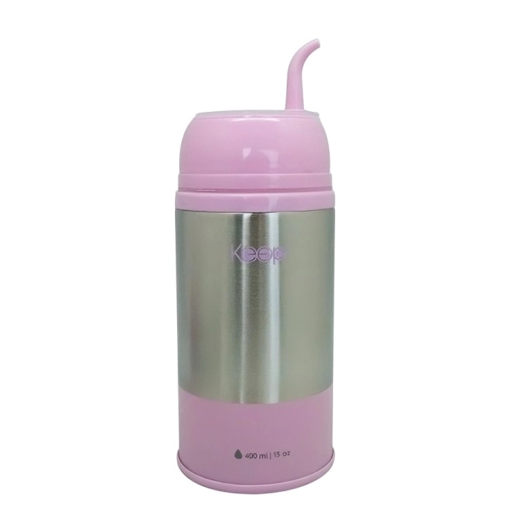 MATE SET CON BOMBILLA KEEP  230ML ROSA - 3