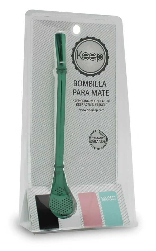 BOMBILLA PARA MATE KEEP EN ACERO INOXIDABLE, COLOR SURTIDO - 3