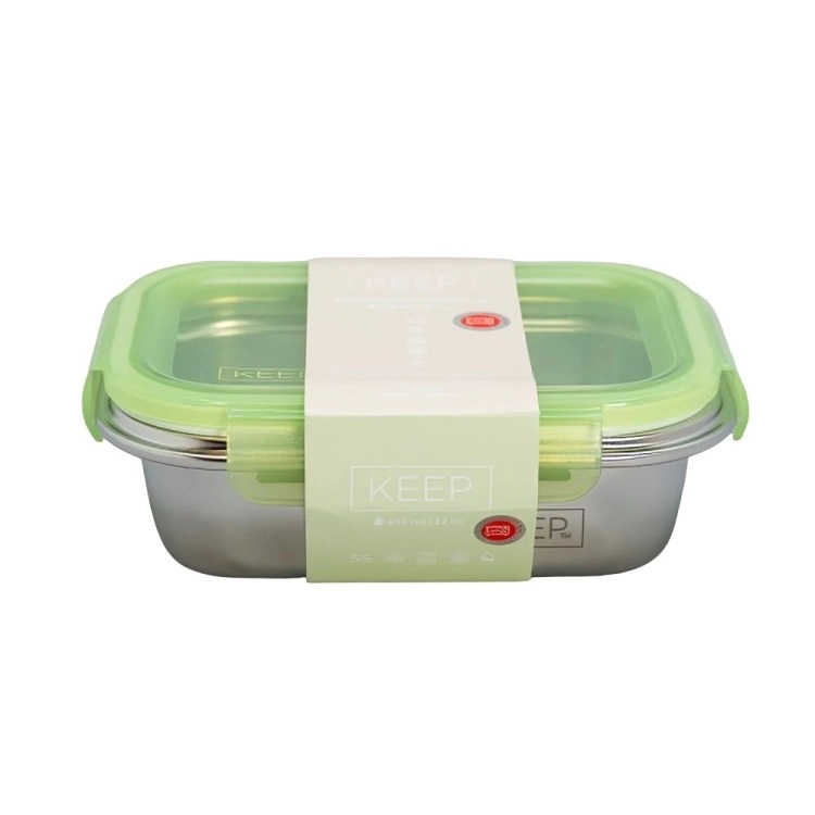 CONTENEDOR HERMETICOS METALICOS 1300 ML KEEP COLOR VERDE - 3