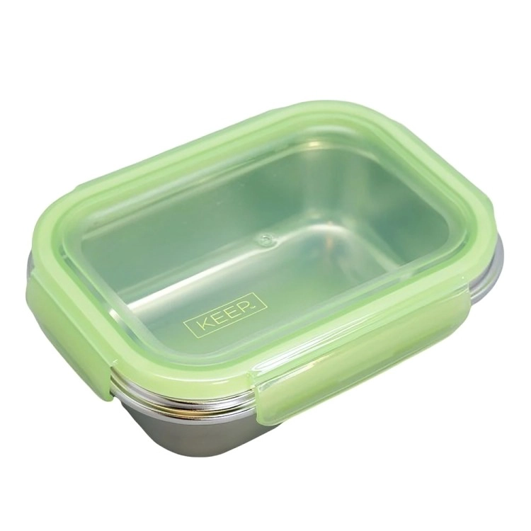 CONTENEDOR HERMETICOS METALICOS 650 ML KEEP COLOR VERDE - 3