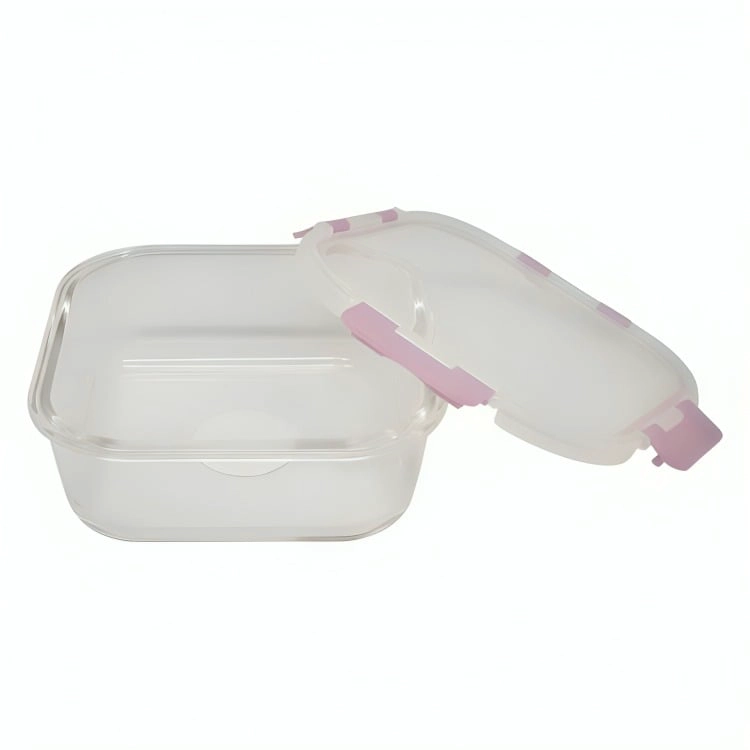 CONTENEDOR HERMETICO CUADRADO 1200ML GLASS KEEP - 1
