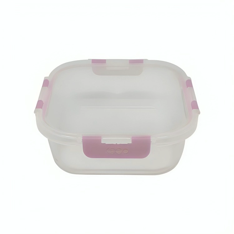 CONTENEDOR HERMETICO CUADRADO 1200ML GLASS KEEP - 3