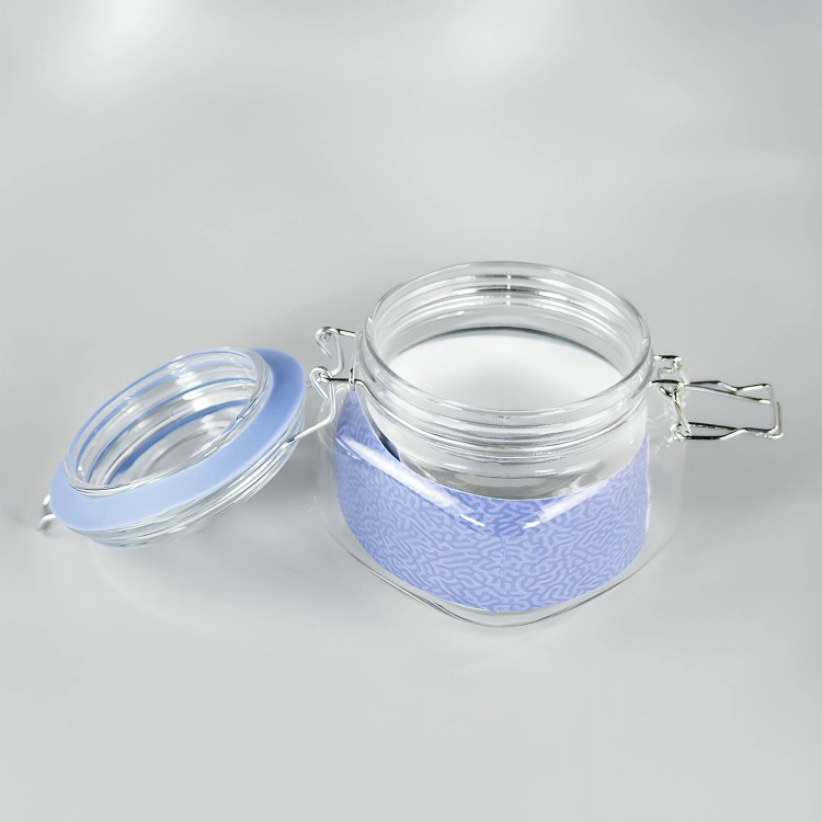 FRASCO CONTENEDOR HERMETICO DE VIDRIO  750ML KEEP LILA - 1