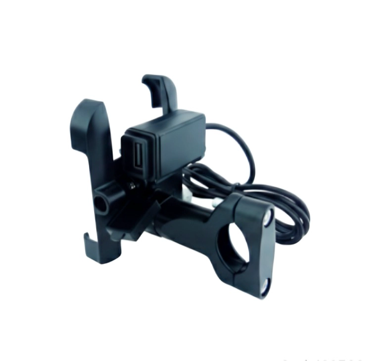 PORTA SMARTPHONE PARA MOTO  MANUBRIO CON USB - 2