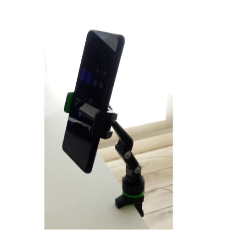 PORTA SMARTPHONE PARA ESPEJO RETROVISOR PARA AUTO - 2
