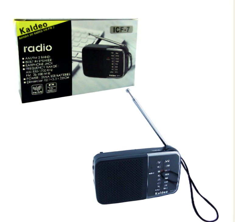 MINI RADIO PORTATIL DE BOLSILLO AM FM  A PILAS - 2