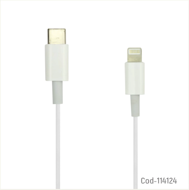CABLE TIPO IPHONE A USB SUPER CARGA RAPIDA 5A - 1