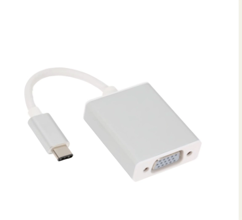 CONVERTIDOR CABLE TYPE-C A VGA HEMBRA - 2