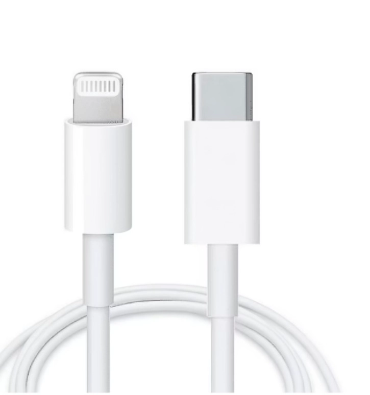 CABLE P/IPHONE A TYPE-C DATOS Y CARGA FAST CHARGE 1 M BLANCA - 2