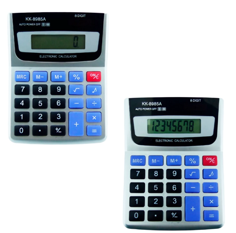 CALCULADORA KK-8985A 8 DIGITOS - 1