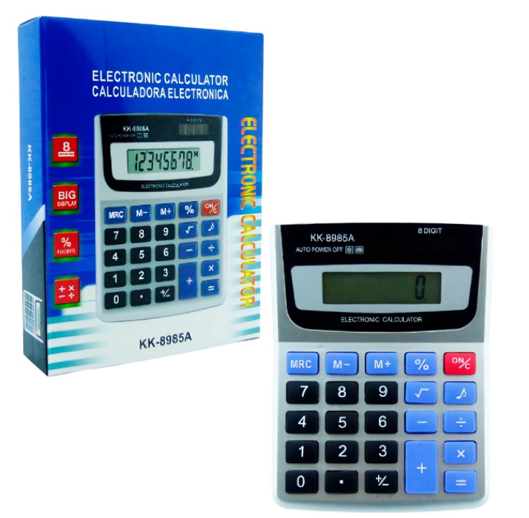 CALCULADORA KK-8985A 8 DIGITOS - 2