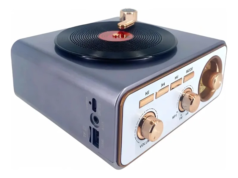 RADIO RETRO MEIER MD-1217BT BLUETOOTH 3 BANDAS AM/FM/SW USB VIOLETA - 1