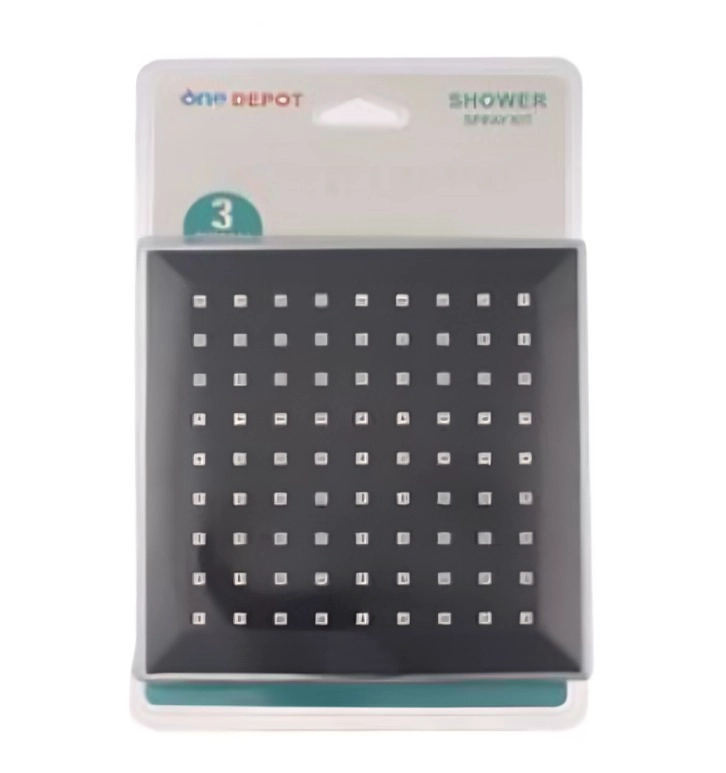 DUCHA REGADERA BAÑO ANTI-SARRO 15 CMS. CROMO ACABADO CROMADO YY1439 - 1