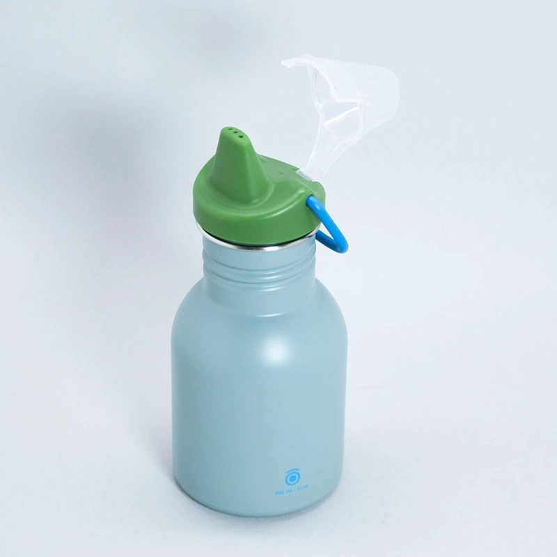 BOTELLA METALICA MANGO 355 ML KIDO GRIS - 2